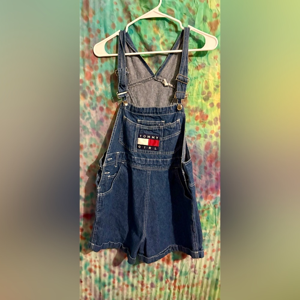 Tommy Hilfiger Blue Denim Overalls